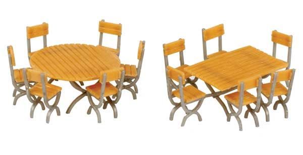 Tables and Chairs Kit - 4191 : HO