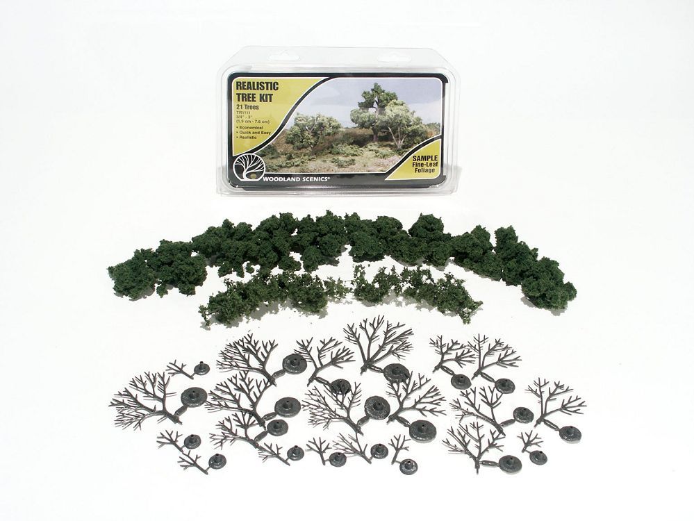 Tree Kit-med Green Deciduous 3 Inch -7 Inch - TR1112