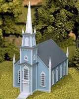 19th Century American Church Plastic Structure Kit - 708 : HO