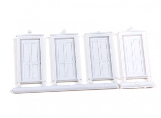 Doors -- Four Panel Pkg(4) - 80063 : HO