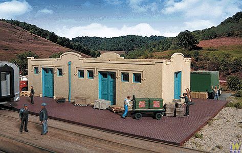 Mission-Style Freight House Kit-2921 : HO