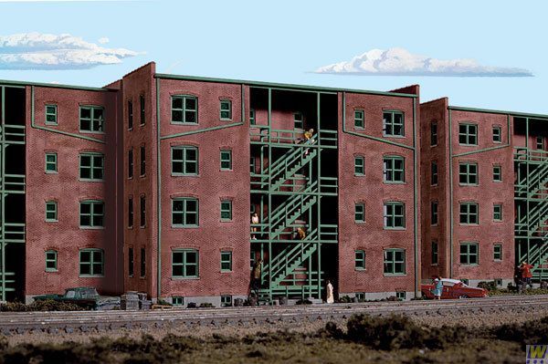 Parkview Terrace Tenement Kit - 3177 : HO