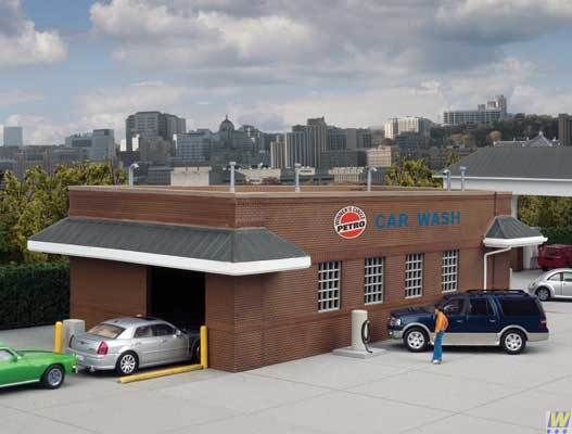 Gas Station Car Wash Kit - 3539 : HO