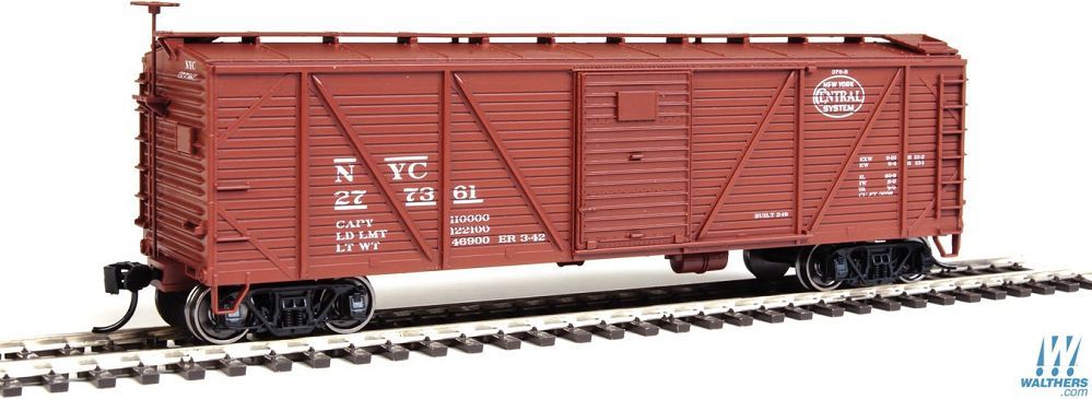 40' Single-Sheathed Boxcar with Murphy Ends New York Central 277361 - 40563 : HO