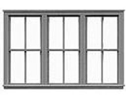2/2 Triple Unit of Window #8025 - 8104 : HO