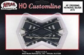 45-Degree Custom Crossing code 100 - 174 : HO