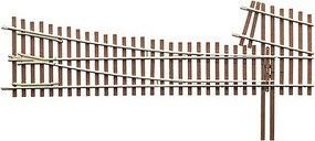 Code 83 Ladder Track System Turnout -- #5d Right Hand Intermediate Ladder - 14717 : HO