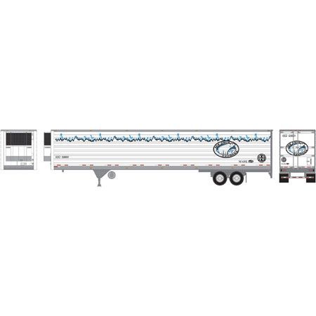 53' Utility Reefer Trailer BNSF Ice Cold Express ICEZ 530001 - 17971 : HO