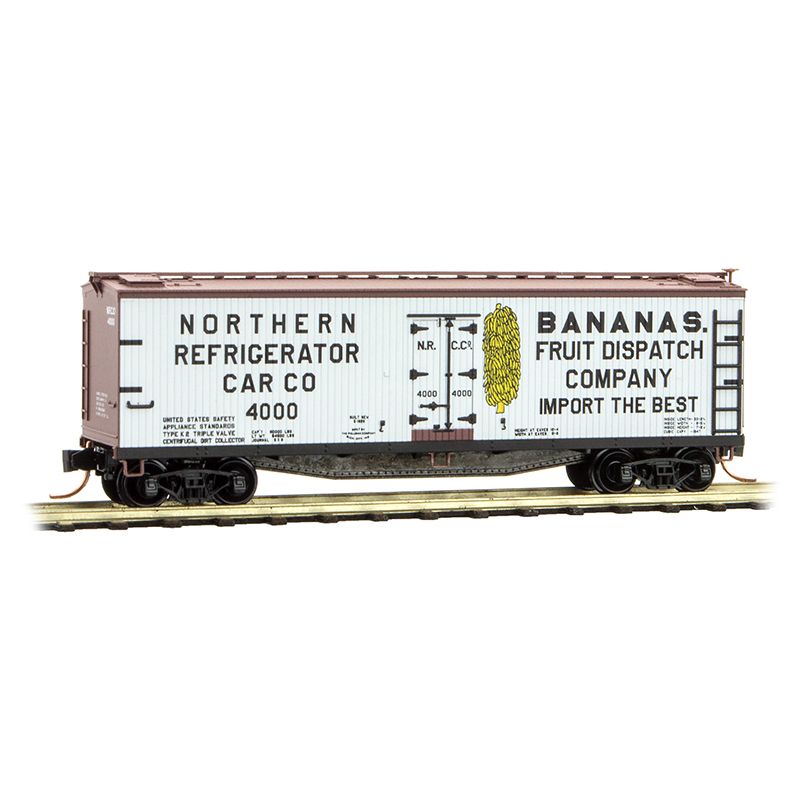 40 ' Double Sheathed Wood Reefer Northern Refrigerator Car Company NRCC 4000 - 04900790 : N