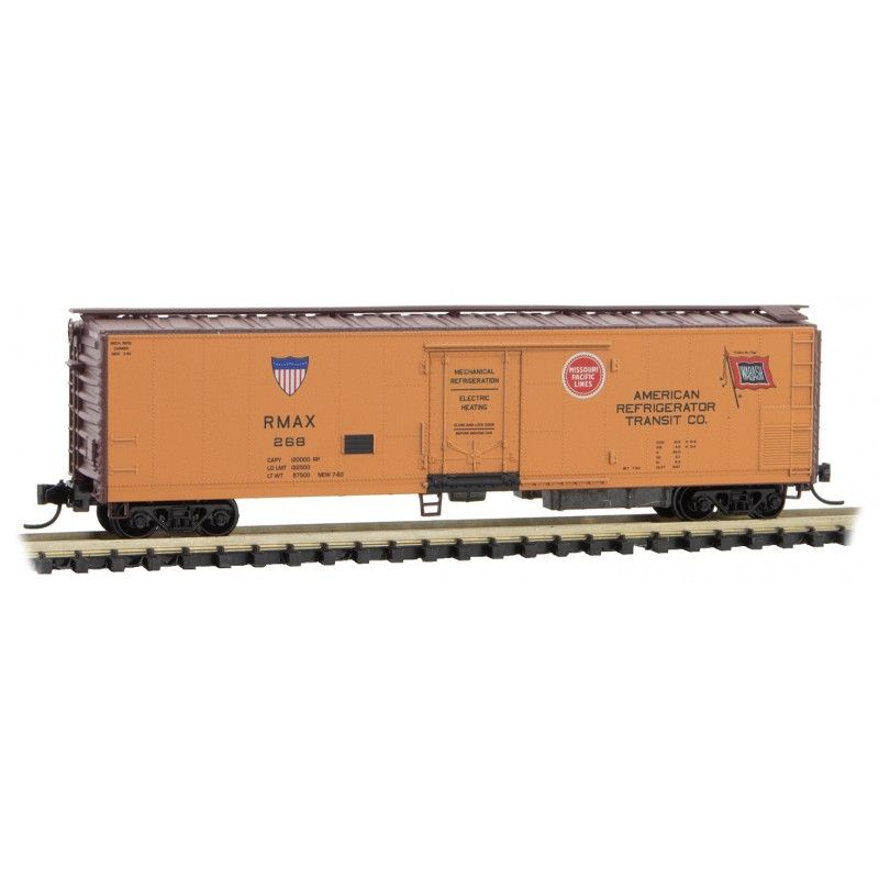 51' 3-3/4" Riveted-Side Mechanical Reefer American Refrigerator Transit Co. RMAX 268 - 06900232 : N