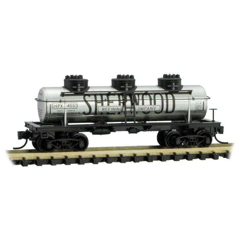 ACF Triple Dome Tank Car Sherwood SHPX 4553 - 06600100 : N