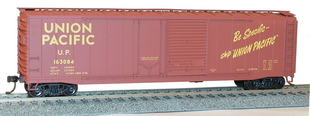 50' Welded-Side Combination-Door Boxcar Kit Union Pacific 163084 - 5325 : HO