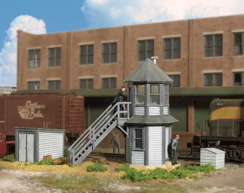 Elevated Crossing Tower (2-Pack) Kit-2945 : HO