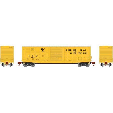 50' Waffle Side Box, Green Bay & Western GBW 2719 - 25382 : N