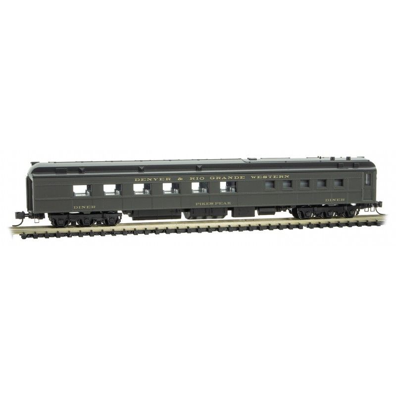 80 FT Heavyweight Diner Car Denver & Rio Grande Western D&RGW Pikes Peak - 14600390 : N