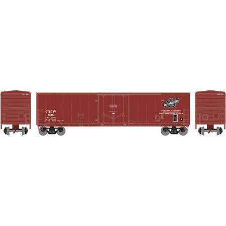 50' Youngstown Plug Door Box Car Chicago & NorthWestern CNW/CGW 536 - 76113 : HO