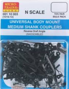 Universal 1016-10 Body Mount Medium Shank Knuckle Coupler, Bulk Pack - 00110003 : N