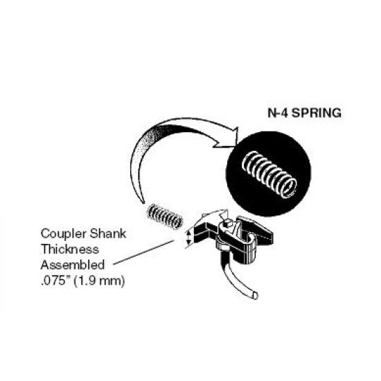 Replacement N-4 Centering Springs For Mt-7 Mt-9 Mt-10 - 00112004 : N