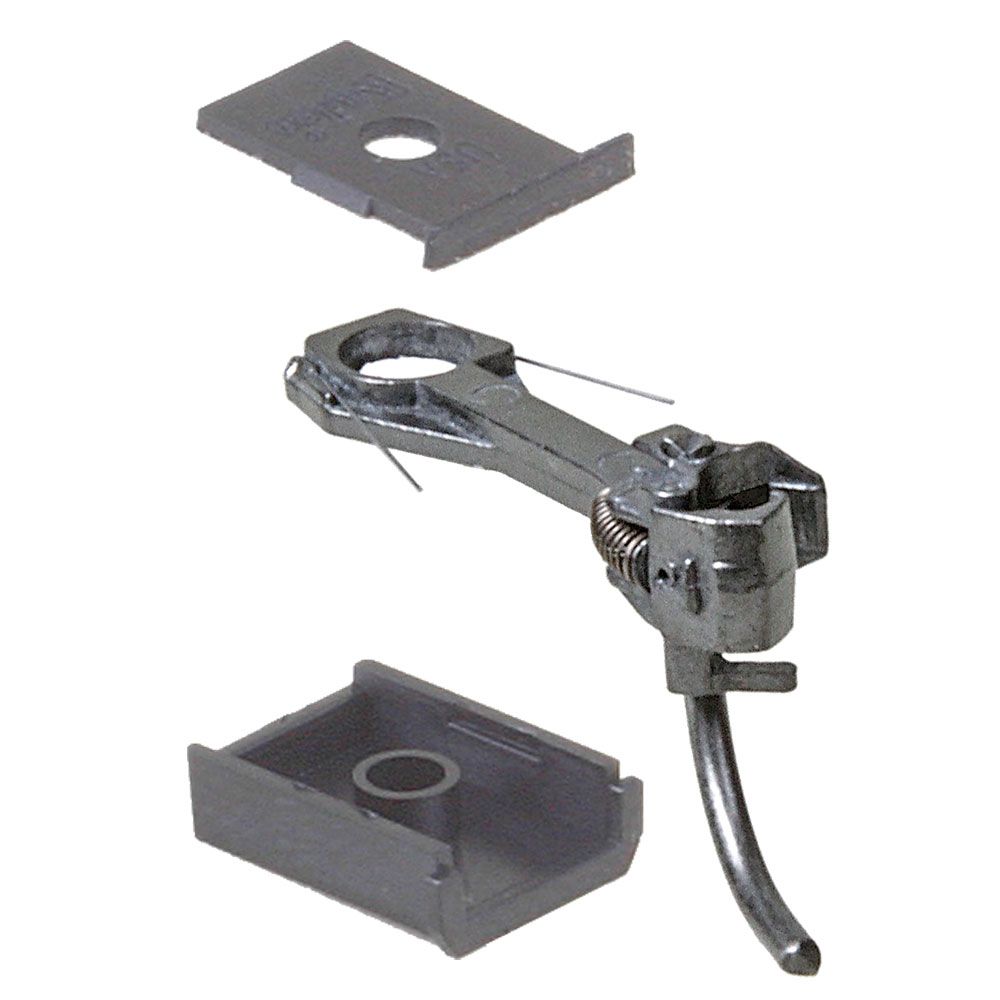 #126 HO Scale SBE Bottom Shelf Whisker® Metal Couplers with Gearboxes - Long (25/64") Centerset Shank - 126 : HO