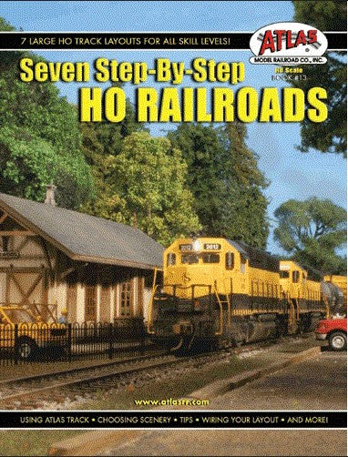 Seven Step-By-Step HO Railroads Softcover Book - 0013