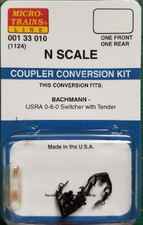 Coupler Conversion Kit 1124 for Bachmann 0-6-0 USRA - 00133010 : N