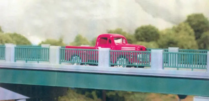 50 FT Wrought Iron Highway Overpass Railings - 0124 : HO