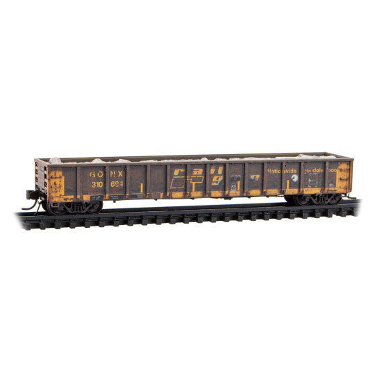 52'6" Greenville 2494 Mill Gondola, Weathered Railgon Rd# 310694 - 170144014 : N