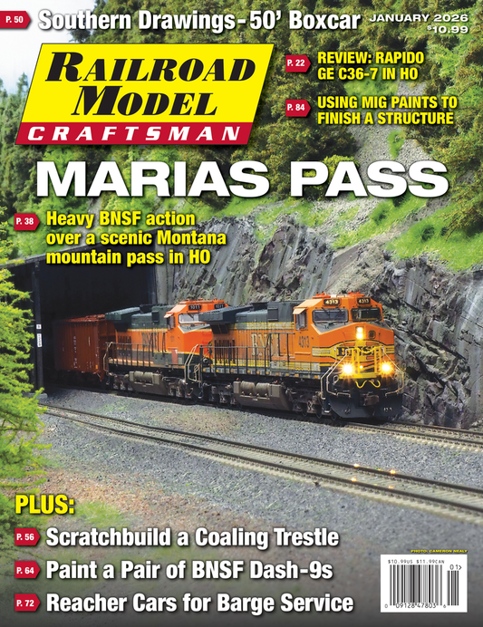 Railroad Model Craftsman, January 2026 Issue - RMC0126