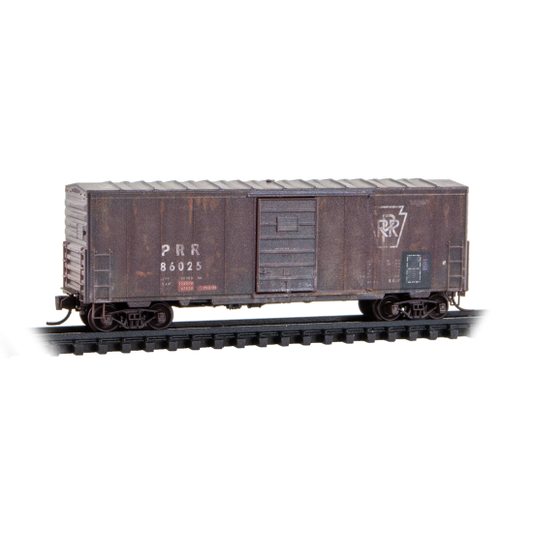 40' Standard Boxcar Weathered Pennsylvania #86025 - 024144620 : N
