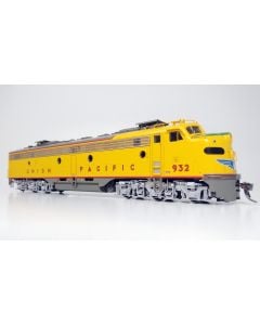 EMD E8A Union Pacific 932 (Armour Yellow, gray, red, Nose Wings) w/ESU Loksound Sound & DCC - 28538 : HO