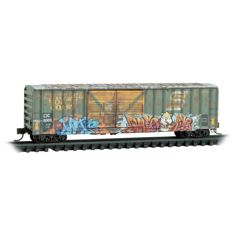 50' Ext Post Double Door Modern Boxcar- Ex-Per Diem #2 CIC/ex-SNC- Road #8006 - 03044241 : N