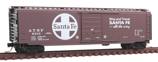 50 FT Standard Boxcar Santa Fe ATSF 9010 - 03100420 : N