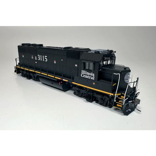 EMD GP40R (DC/DCC/Sound): Illinois Central - Black Scheme: #3115 - 40553 : HO