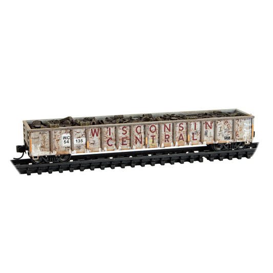 52'6" Greenville 2494 Mill Gondola, Weathered Wisconsin Central Rd# 54135 - 170144020 : N