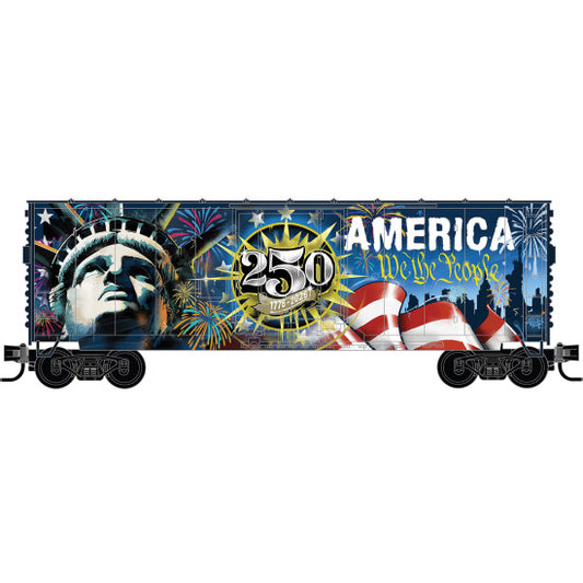 40’ Insulated Plug Door Steel Box Car Kit Liberty 250 - 310010004 : HO