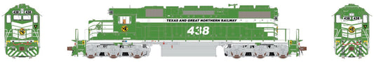 EMD SD38-2 Locomotive, Texas and Great Northern DC/DCC Ready, TGN #438 - HFL506001 : HO