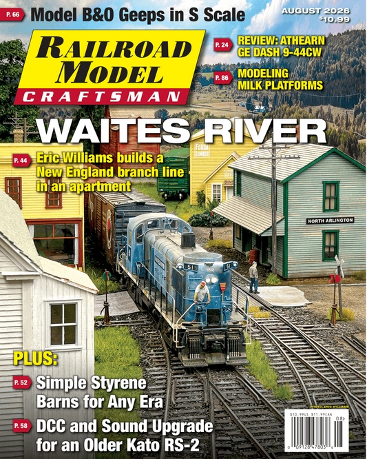 Railroad Model Craftsman, August 2026 Issue - RMC0826