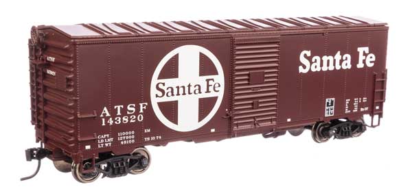 40 FT AAR Modernized 1948 Boxcar Santa Fe ATSF 143820 - 1203 : HO