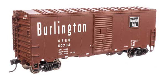 40 FT AAR Modernized 1948 Boxcar Chicago Burlington & Quincy CB&Q 60784 - 1206 : HO