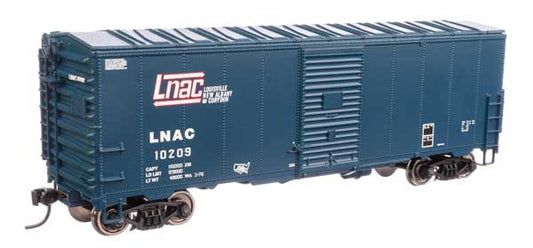 40 FT AAR Modernized 1948 Boxcar Louisville New Albany & Corydon LNAC 10209 - 1212 : HO