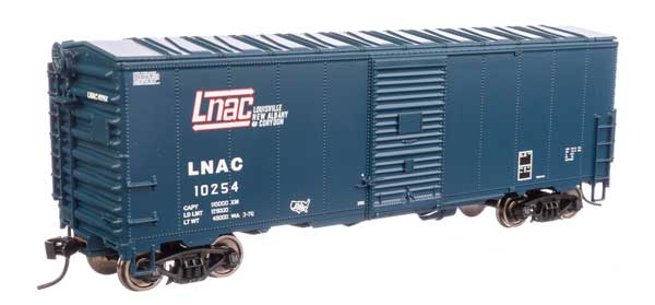 40 FT AAR Modernized 1948 Boxcar Louisville New Albany & Corydon LNAC 10254 - 1213 : HO