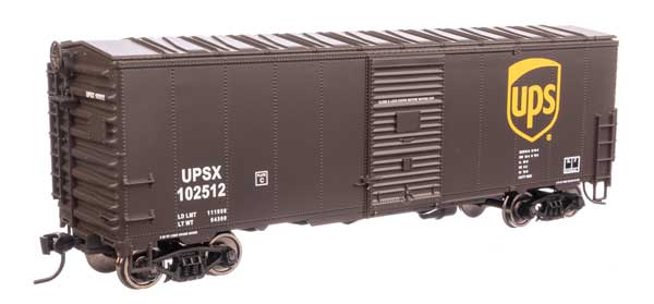 40 FT AAR Modernized 1948 Boxcar United Parcel Service UPSX 102512 - 1217 : HO