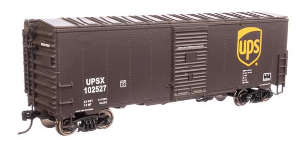 40 FT AAR Modernized 1948 Boxcar United Parcel Service UPSX 102527 - 1218 : HO