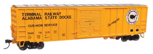 50' ACF Exterior Post Boxcar Terminal Railway Alabama State Docks TASD 78319 - 1873 : HO