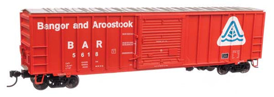 50' ACF Exterior Post Boxcar Bangor & Aroostook BAR 5618 - 1876 : HO