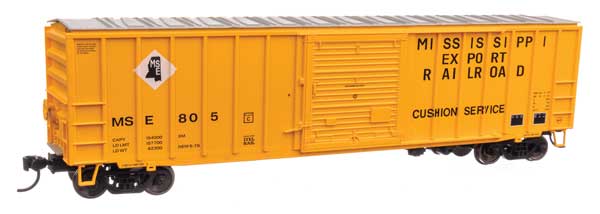 50' ACF Exterior Post Boxcar Mississippi Export Railroad MSE 805 - 1884 : HO