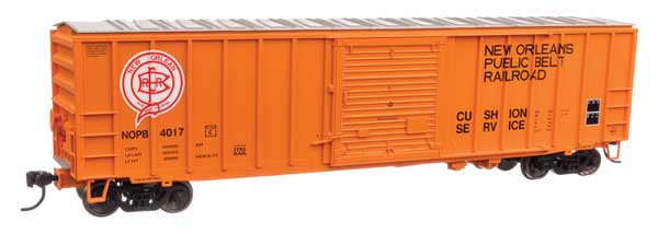 50' ACF Exterior Post Boxcar New Orleans Public Belt RR NOPB 4017 - 1888 : HO