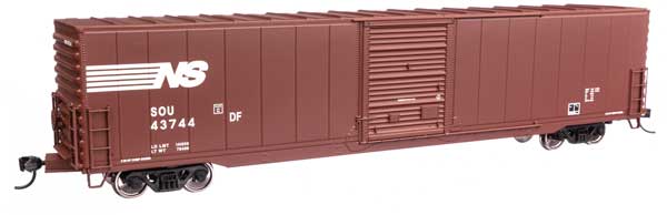 60' PS Single Door Auto Parts Boxcar Norfolk Southern NS 43744 - 3366 : HO