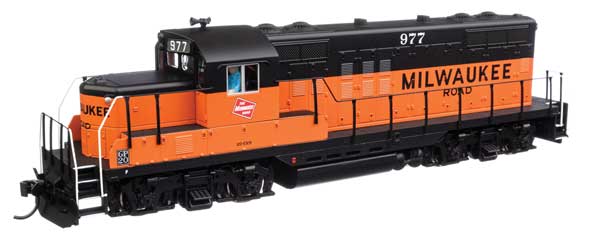 EMD GP9 Phase II with Chopped Nose - Milwaukee Road 977 w/ESU Sound & DCC - 20441 : HO