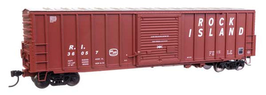 50 Ft ACF EP Boxcar Rock Island #36057 -46019 : HO